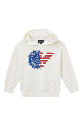 EA Crew Hooded Sweatshirt with Double Eagle Logo